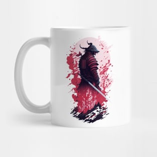 Colorful Chaos Unleashed Shadow Samurai Mug